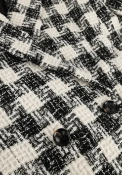 zwarte neo noir blazer vivi chic boucle blazer