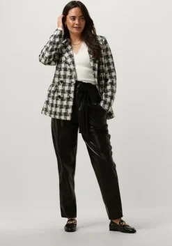 zwarte neo noir blazer vivi chic boucle blazer