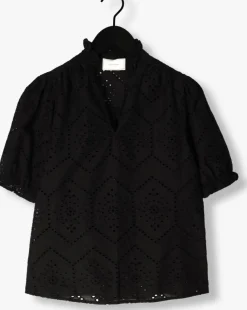 zwarte neo noir blouses odesa embroidery blouse
