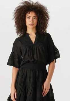 zwarte neo noir blouses siama s voile blouse