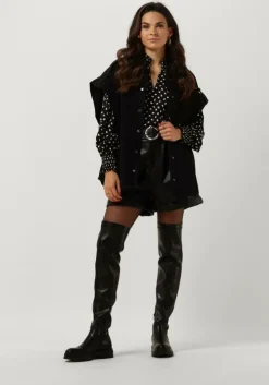 zwarte neo noir blouses stone fading ink blouse