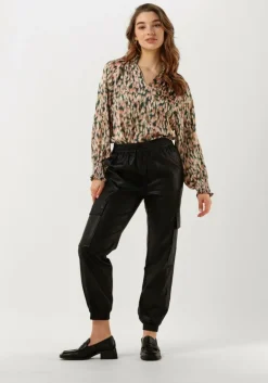 zwarte neo noir cargobroeken carlotta faux pants