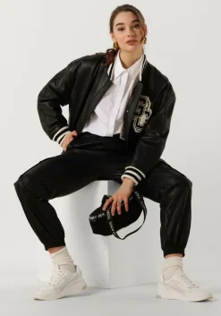 zwarte neo noir cargobroeken carlotta faux pants