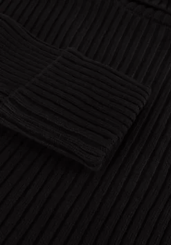 zwarte neo noir coltrui benson cropped knit blouse