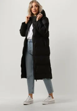 zwarte neo noir gewatteerde jas viviana c puffer jacket