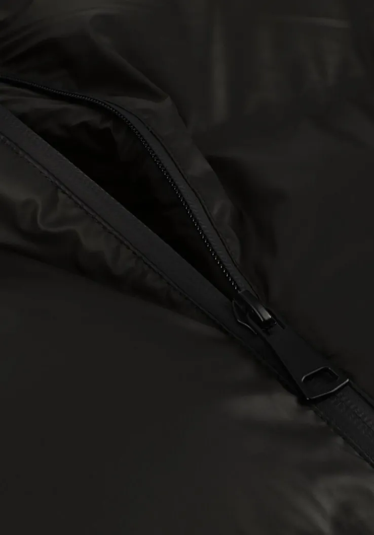 zwarte neo noir gewatteerde jas viviana c puffer jacket