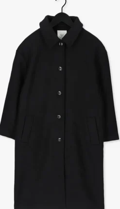 zwarte neo noir mantel anlu coat