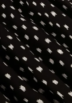 zwarte neo noir midi jurk timma mini stitch dress