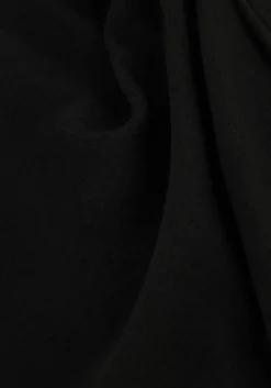 zwarte neo noir midi jurk onassis solid wrap dress