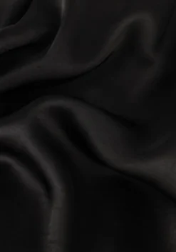 zwarte neo noir midi jurk isobel heavy sateen dress