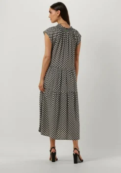 zwarte neo noir midi jurk serena perfect drop dress