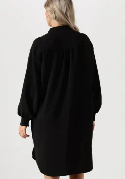 zwarte neo noir mini jurk lexia crepe dress