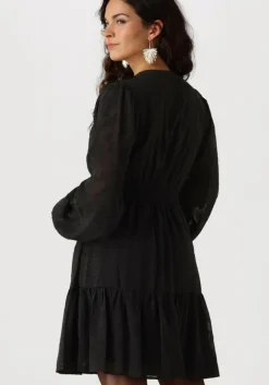 zwarte neo noir mini jurk rihanna burnout dress