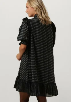 zwarte neo noir mini jurk hani graphic dress