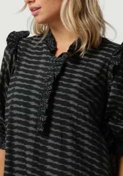 zwarte neo noir mini jurk hani graphic dress