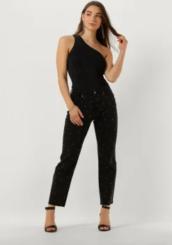 zwarte neo noir top clementine glitter knit top