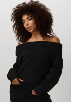 zwarte neo noir trui jane knit blouse