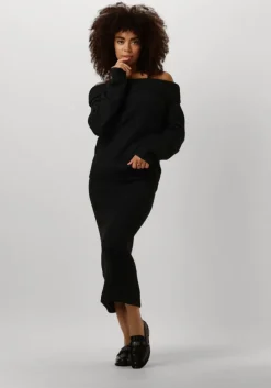 zwarte neo noir trui jane knit blouse