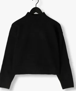 zwarte neo noir trui paula knit blouse
