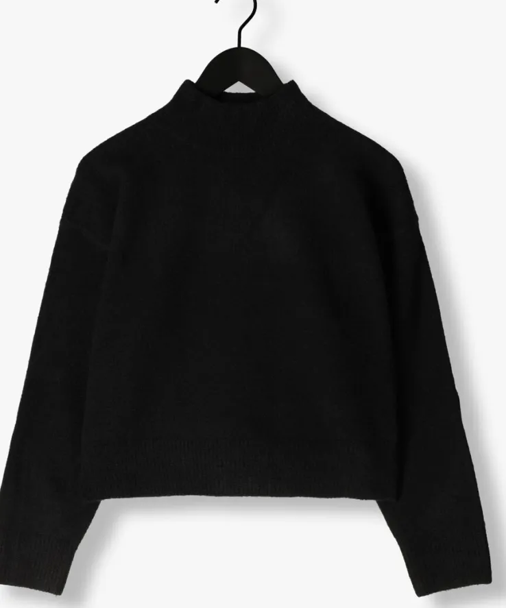 zwarte neo noir trui paula knit blouse