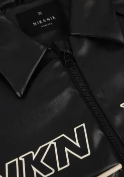 zwarte nik & nik jack racer bomber