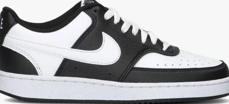 zwarte nike lage sneakers court vision low wmns