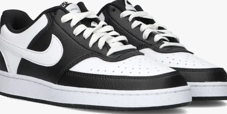zwarte nike lage sneakers court vision low wmns