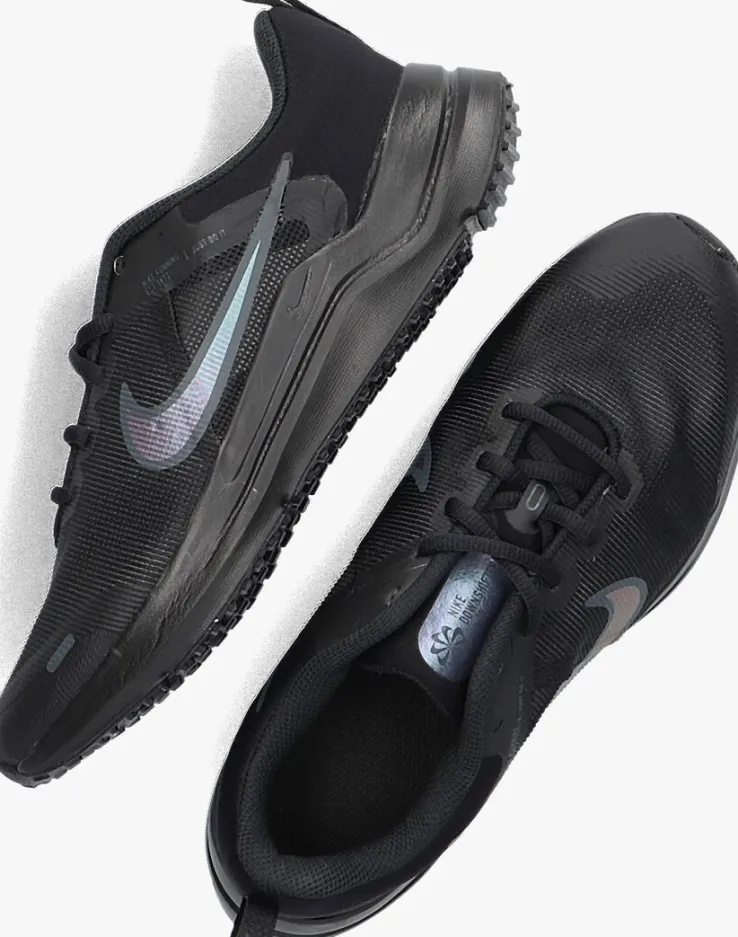 zwarte nike lage sneakers nike downshifter 12 nn (gs)
