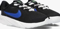 zwarte nike lage sneakers nike star runner