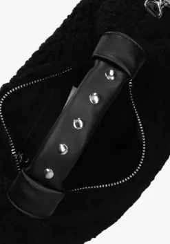 zwarte núnoo schoudertas dandy teddy
