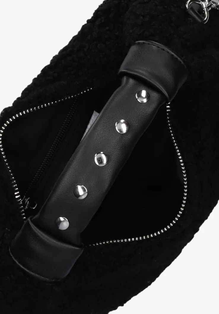 zwarte núnoo schoudertas dandy teddy