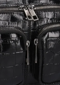 zwarte núnoo schoudertas ellie texas