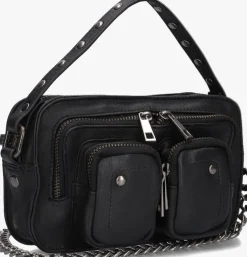 zwarte núnoo schoudertas helena cozy