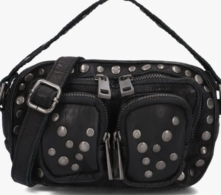 zwarte núnoo schoudertas helena rivet