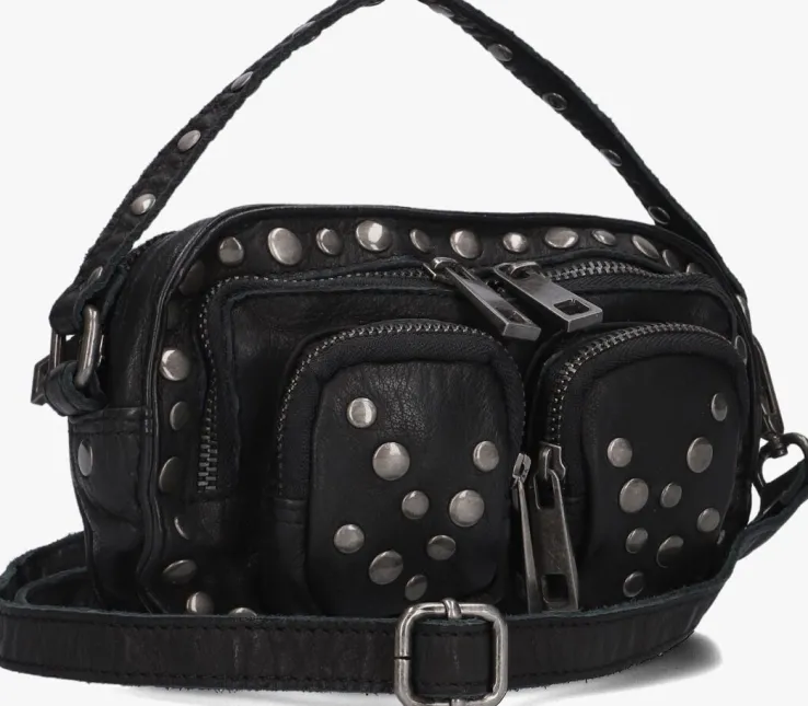 zwarte núnoo schoudertas helena rivet