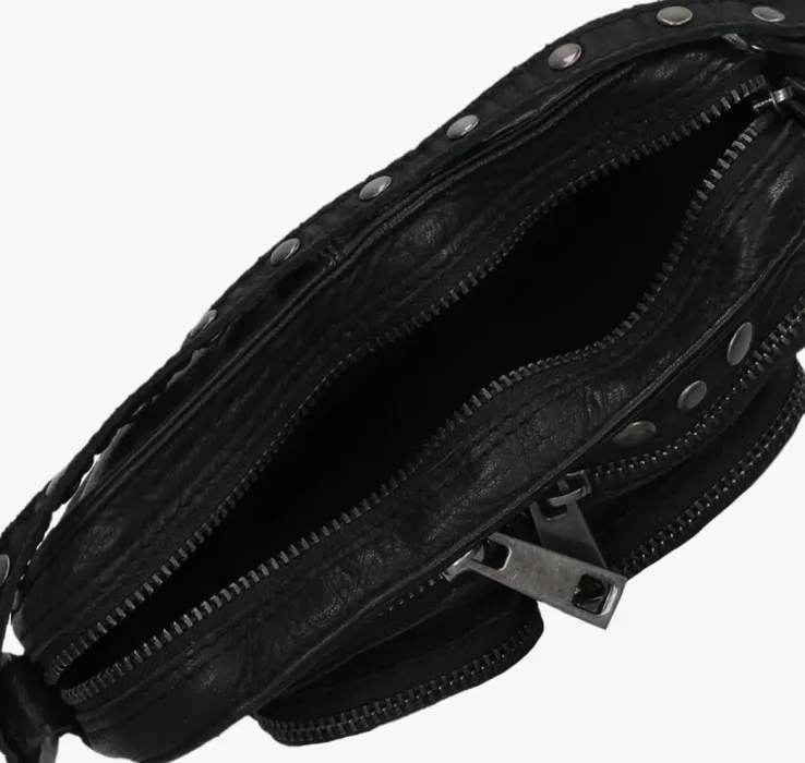 zwarte núnoo schoudertas helena rivet