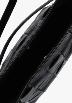 zwarte núnoo schoudertas small chiara texas