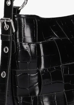 zwarte núnoo schoudertas small chiara texas