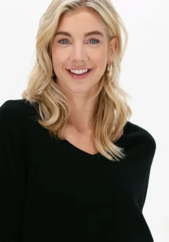 zwarte not shy trui faustine