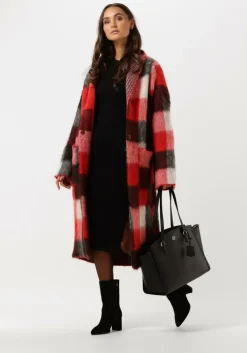 zwarte notes du nord midi jurk elena knitted dress