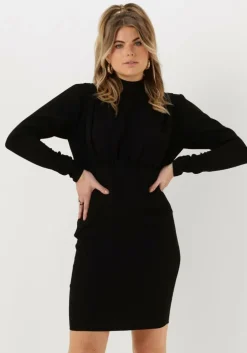 zwarte notes du nord mini jurk gilli short dress