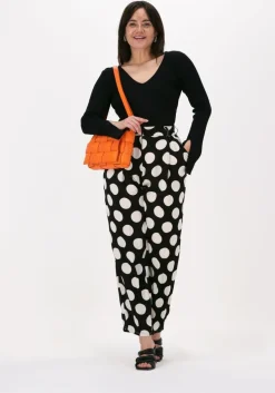 zwarte notes du nord trui christine knitted blouse