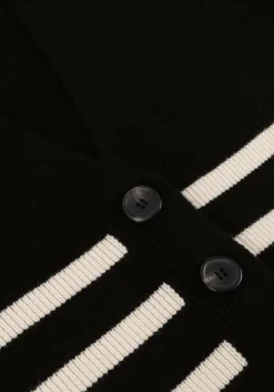 zwarte notes du nord vest gaia cardigan