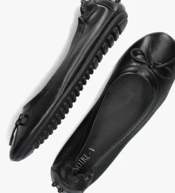 zwarte notre-v ballerina's kl-4528