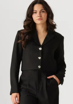 zwarte notre-v blazer na-elai