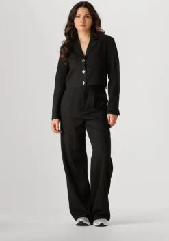 zwarte notre-v blazer na-elai