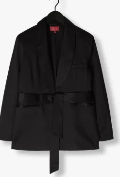 zwarte notre-v blazer x bo
