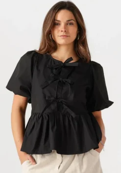 zwarte notre-v blouses nv-frederica