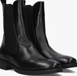zwarte notre-v chelsea boots 4003