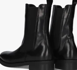 zwarte notre-v chelsea boots 4003